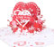 Favour Pop Up® - 3D liebe Grüsse zum Muttertag, zum Geburtstag, zum Jubiläum. Mit Einschiebekarte zum Beschriften. TL065
