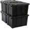 Iris Ohyama Heavy Duty Organisation Boxes, 68L, 4er-Set, Rot, Groß, Robust, Stapelbar, Aufbewahrungsbox, Für Garage, Regale, Umzug, Plastik, Utility, Werkzeugkiste, DDSKT-700