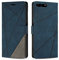 SONWO Hülle für Huawei P10, Premium PU Leder Handyhülle Flip Case Wallet Silikon Schutzhülle Klapphülle für Huawei P10, Blau