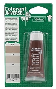 Colorant Universel Pour peinture jusqu'a 10 Litres - 25ml – Made in France - OMBRE CALCINEE - 212