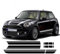 Auto Styling Motorhaube Motorhaube Abdeckung Streifen Racing Seitenrock Aufkleber Kofferraum Aufkleber, Für M=i=n=i C=o=o=p=e=r R56 Hatch 2007-2013 Zubehör
