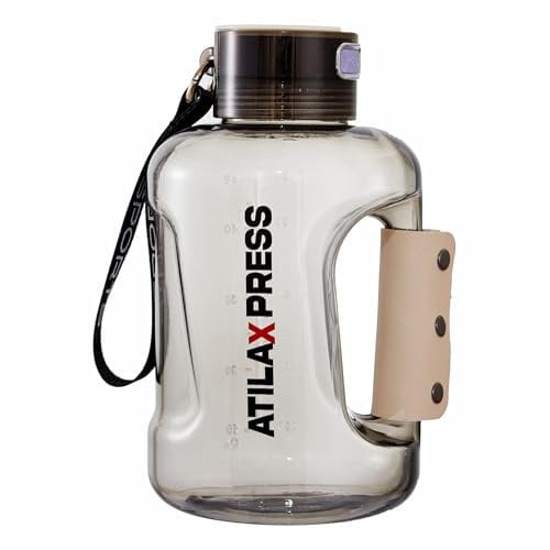 AtilaXpress Hydrogen Water Bottle 50oz |1.5L High Capacity - Hydrogen Water Pitchers, Hydrogen Water Machine, Hydrogen Water Generators - USB Rechargeable (GREY).