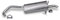 ATEC Germany Auspuff Schalldämpfer Set 1x Endschalldämpfer inkl Zubehör Kompatibel mit SEAT IBIZA (6J5, 6P1) (6J1) (6J1, 6P5) (6J8, 6P8), SKODA FABIA 2 (542), VW POLO V (6R1, 6C1), POLO Van (6R)