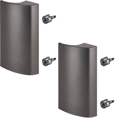 2 x SOTECH Poignée de porte de balcon SEJA II Aluminium anthracite 85 x 40 x 20 mm Poignée de porte de terrasse