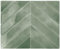 Smart Tiles Klebefliesen Küche und Bad – Chevron Grün, Fliesenaufkleber 3D, Küchenrückwand Selbstklebend, Wandpaneele, 5 Fliesen (29.03x22.86 cm), Einfach zu Montieren, Wasserfest, Made in Kanada