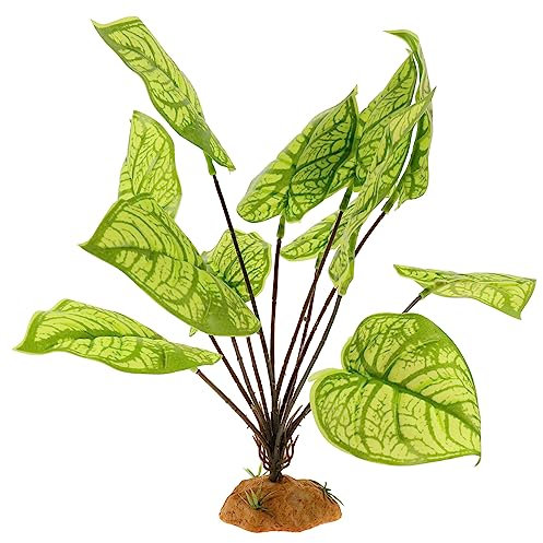 VANZACK Plante Artificielle Décorative pour Cachette De Reptiles Aménagement Paysager Aquarium Plantes Ornementales Réalistes pour Terrarium