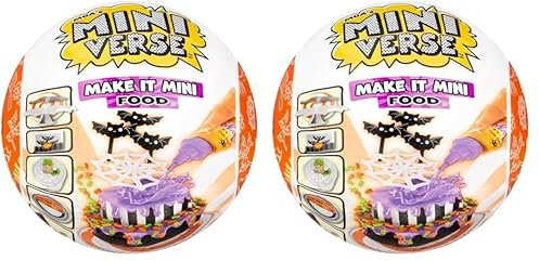 MGA's Miniverse Make It Mini Food Halloween Serie 2 - Beetlejuice Beetlejuice Mini Diner Sammlerstücke, Blindverpackung, DIY Nachbildung, Kunstharzspielzeug, für Sammler und Kinder ab 8, Nicht ESSBAR