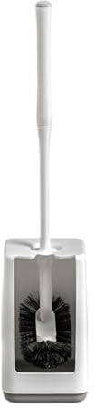 Ergonomic Curved Toilet Bowl Brush Set With Storage Base And Detachable For Bathroom Cleaning Tool Kits Small Toilet Brush With Holders