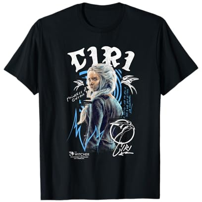 The Witcher Ciri Graffiti Maglietta