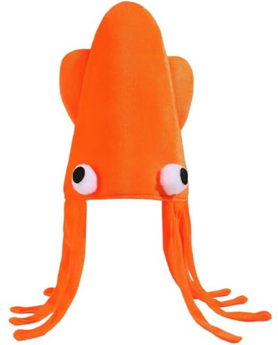 HiyyFloy Oktopus-mütze Für Kinder Und Erwachsene – Lustiger Plüsch-tintenfisch-Hut, Kostüm-zubehör, Tierkappe, Verrückte Und Kreative Kappe Für Ostern, Halloween, Maskerade, Cosplay-Requisite