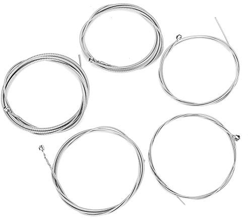 RASTKY 5 Stück Saiten, Elektrische Saiten, 1 Mm, 1,4 Mm, 2, 2,5, 3, 5-teilige Elektrische, Instrumentenzubehör, Gitarrensaiten