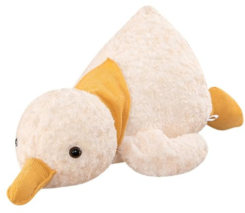 Xiyocadt Gans Kuscheltier, Ente Plüschtier XXL, Große Plüschgans Spielzeug, Kissen Flauschiges Plush Toy für Mädchen Jungen (35cm)