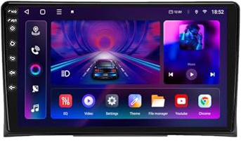 Pantalla Radio para Volkswagen Multivan T5 2003-2015 Android 15 9 Pulgadas Multimedia Pantalla con BT GPS WiFi Radio Backup Camera para, 4 Core 2G+64G