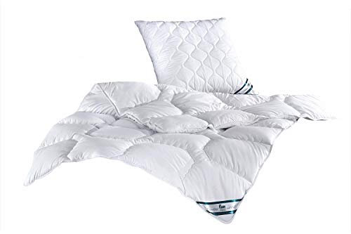 f.a.n. frankenstolz Leicht-Steppbett Kansas, Sommerdecke, kochfest bis 95°C, Größe 200 x 220 cm