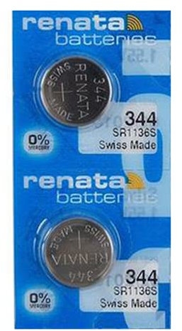 #344 Renata Watch Batteries 2Pcs