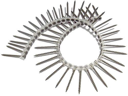 Forgefix dws35bpc Phillips Trompetenkopf-Schnellbauschraube, magaziniert, Phosphat schwarz