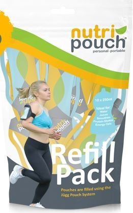 Nutripouch 250ml Refill Pouches (10 Pack) - Reusable Food Pouches for Smoothies, Juices & More - Compatible with Nutripouch System