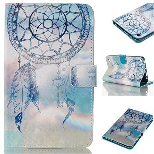 Fire 7 Tablet (2015) Cover, saturcase PU Pelle Magnetico Flip Portafoglio Supporto Porta biglietti Cover Custodia Custodia per Amazon Kindle Fire 7 Tablet (7.0 Inch HD Display – 2015 release)
