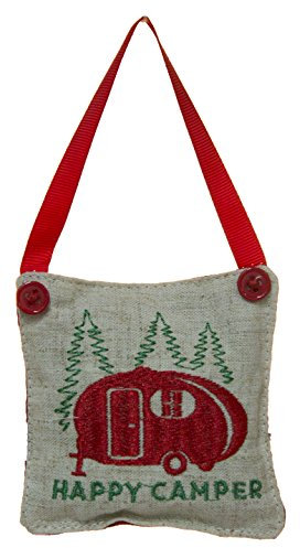 Happy Camper 8,9 cm Mini Balsam Kissen Ornament
