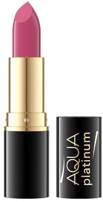 Eveline Cosmetics Aqua Platinum Lippenstift mit Vitamin C & E - Nr. 429, Cremige langanhaltende Farbe und Feuchtigkeit