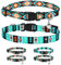 CollarDirect Katzenhalsband Breakaway Set mit 2 Stück Tribal-Muster Aztec Pet Safety Verstellbares Kätzchenhalsband mit Glocke (Aztec + Ethnic)