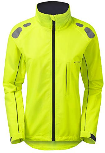 Ettore Veste De Cyclisme pour Femme Aérée Étanche Haute Visibilité Et Réfléchissante - Jaune - Night Eagle - 8
