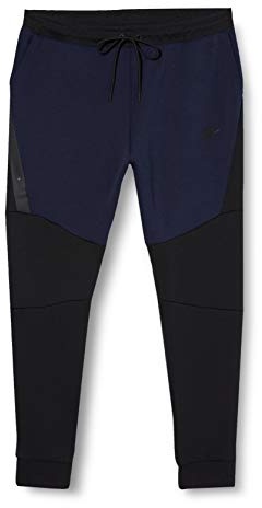 Nike M Nsw Tch Flc JGGR Sport Trousers - Black/Obsidian/(Black), 4XL-T