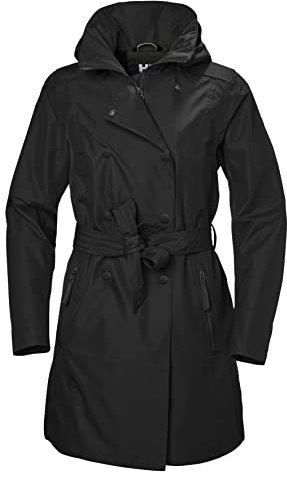 Helly Hansen Donna Trench Wesley II, L, Nero