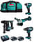 MAKITA Kit MK401 (Trapano Avvitatore DDF482 + Tassellatore DHR171 + Mini-Smerigliatrice DGA504 + Avvitatore ad Impulsi DTD152 + 2 Batterie 5,0 Ah + Caricabatterie + LXT600)