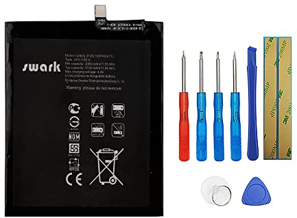 Swark Akku BQ 3100 Replacement Komplett with BQ Aquaris X Pro with Tools