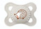 MAM Original S267 Schnuller, matt, SkinsoftTM Silikon, 2-6 Monate, neutral, 2 Stück, mit selbststerilisierender Box