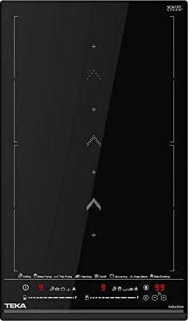 Teka | Placa Modular de inducción Flex de 30 cm con SlideCooking y 2 zonas de cocinado | IZS 34700 MST | Negro | 5,3 x 30 x 51 cm