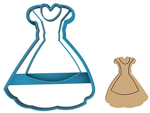 Alice's Dress - Cookie Cutter / Sugar Cookie / Fondant / Clay (1332)