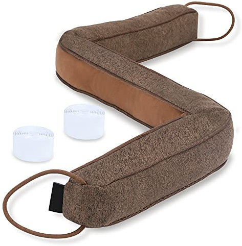 KAKICLAY 42 Weighted Draft Stopper, Heavy Duty Sound Proof Door Draft Guard, 2.4Lbs