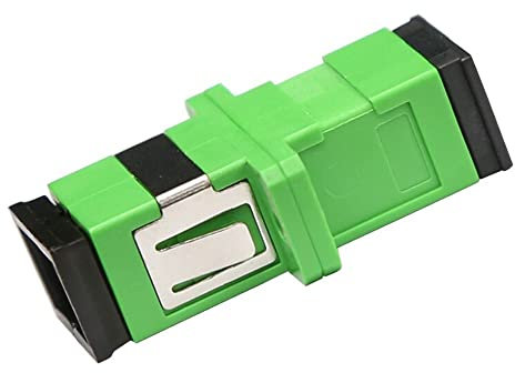 SEED Adaptador cable fibra optica SC/APC - Conector para empalme fibra optica Hembra - Hembra (1)
