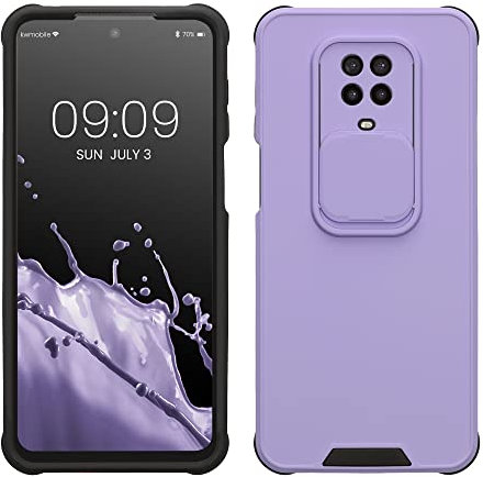 kwmobile Coque Compatible avec Xiaomi Redmi Note 9S / 9 Pro / 9 Pro Max - Housse Smartphone en TPU avec Protection pour Appareil Photo - Lavande