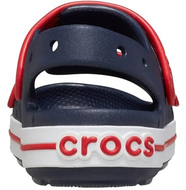 Crocs Crocband Cruiser Sandal T, Sandali Unisex - Bambini e Ragazzi, Fair Green Dusty Green, 25/26 EU