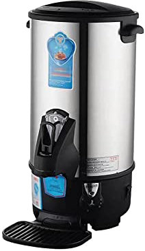 YYUINU Secchio Isolato, Bollitore d'Acqua Calda per tè E caffè, Dispenser Elettrico di Bevande Calde con Rubinetto, Bollitore per Catering, Riscaldatore,30L