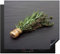 KitchenYeah© Herdabdeckplatte Einteilig Ceranfeld Abdeckplatte Küche Deko Ceranfeldabdeckung Herdabdeckung Induktionsmatte Thymian - Kräuter - Grün - Tisch - Stein - 58x51 cm