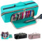 ELCUPA Große Reisetasche für Haarwerkzeuge mit Eisenmatte – 2-in-1-Haar-Werkzeug-Organizer für Haartrocknerbürste, Glätteisen, Lockenstäbe, Haartasche, Make-up-Tasche, Kosmetiktasche für