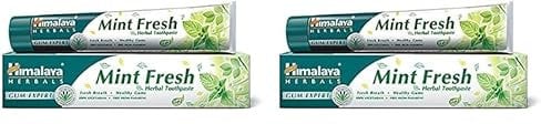 Himalaya Minze Fresh Kräutertee Zahnpasta 75 ml (Packung mit 2)