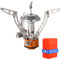 Z.M.C Mini réchaud de camping pliable 3200 W + boîte de transport, petit réchaud à gaz pour activités de plein air, réchaud à gaz de camping pliable avec allumage piézoélectrique