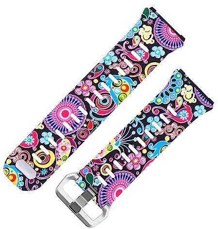 UPKOCH Elegantes Uhrenarmband Silikon-uhrenarmband Ersatzarmband Modisches Uhrenarmbandmuster Bequem Und