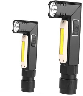 OSALADI Notfall-taschenlampe Mit Scheinwerfer Wiederaufladbare Taschenlampe Dual-use-kompakt Für Outdoor-aktivitäten