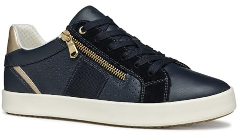 Geox Damen D Blomiee Sneaker, Navy, 39 EU