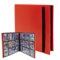 Pokemon Sammelalbum, Sammelkarten Alben - 480 Pockets, Sammelkarten Album Mappe, Wasserdichte Schwarzer Collection Sammelkartenalben Geschenke für Sammler (Rot)