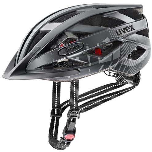 uvex City i-vo - Leichter City-Helm für Damen und Herren - individuelle Größenanpassung - inkl. LED-Licht
