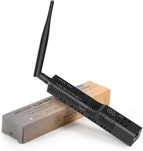 SLZB-06M – Adaptateur Zigbee 3.0 vers Ethernet, USB et WiFi avec PoE, Fonctionne avec Zigbee2MQTT, Home Assistant, ZHA, SLZB-06 M (SLZB-06M)