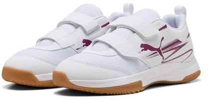 Puma Unisex Kinder Varion II V JrIndoor Court Shoe | Diese PUMA Varion II V Jr Sneaker für Kids verfügen über SOFTFOAM+: bequeme Einlegesohle zum Hineinschlüpfen.