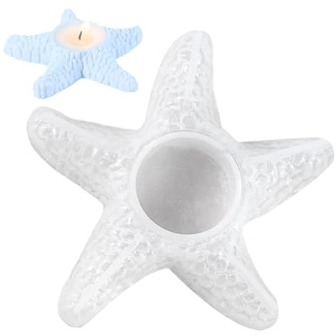 Moule Étoile De Mer - Moule En Silicone Étoile De Mer | Moule En Résine De Moulage De Bol De Bougie D'étoile De Mer, Moule De Récipient De Bougie En Forme D'étoile De Mer, Moule De Récipient De Bougie